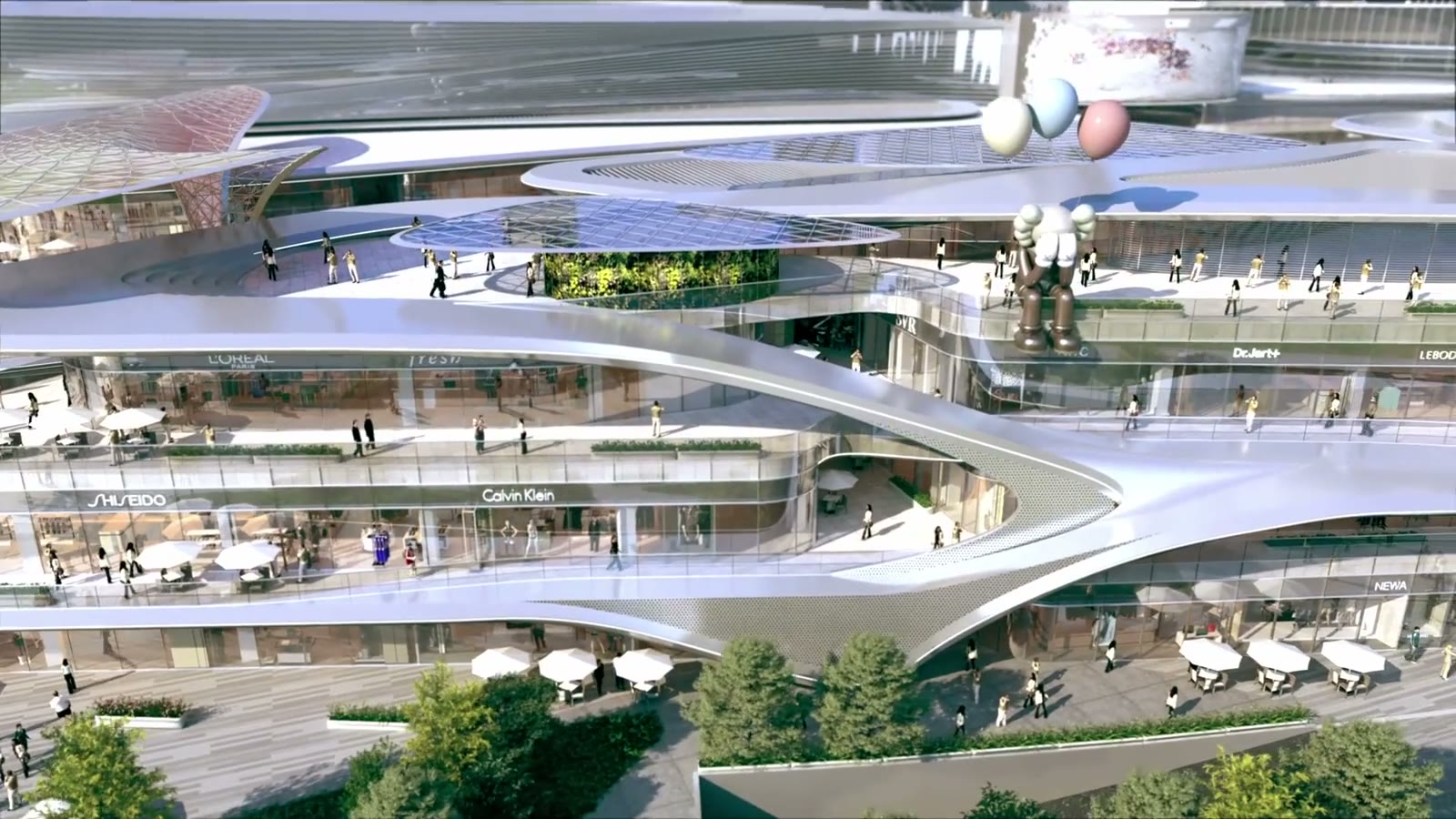 Still from an architectural film by SharkMix